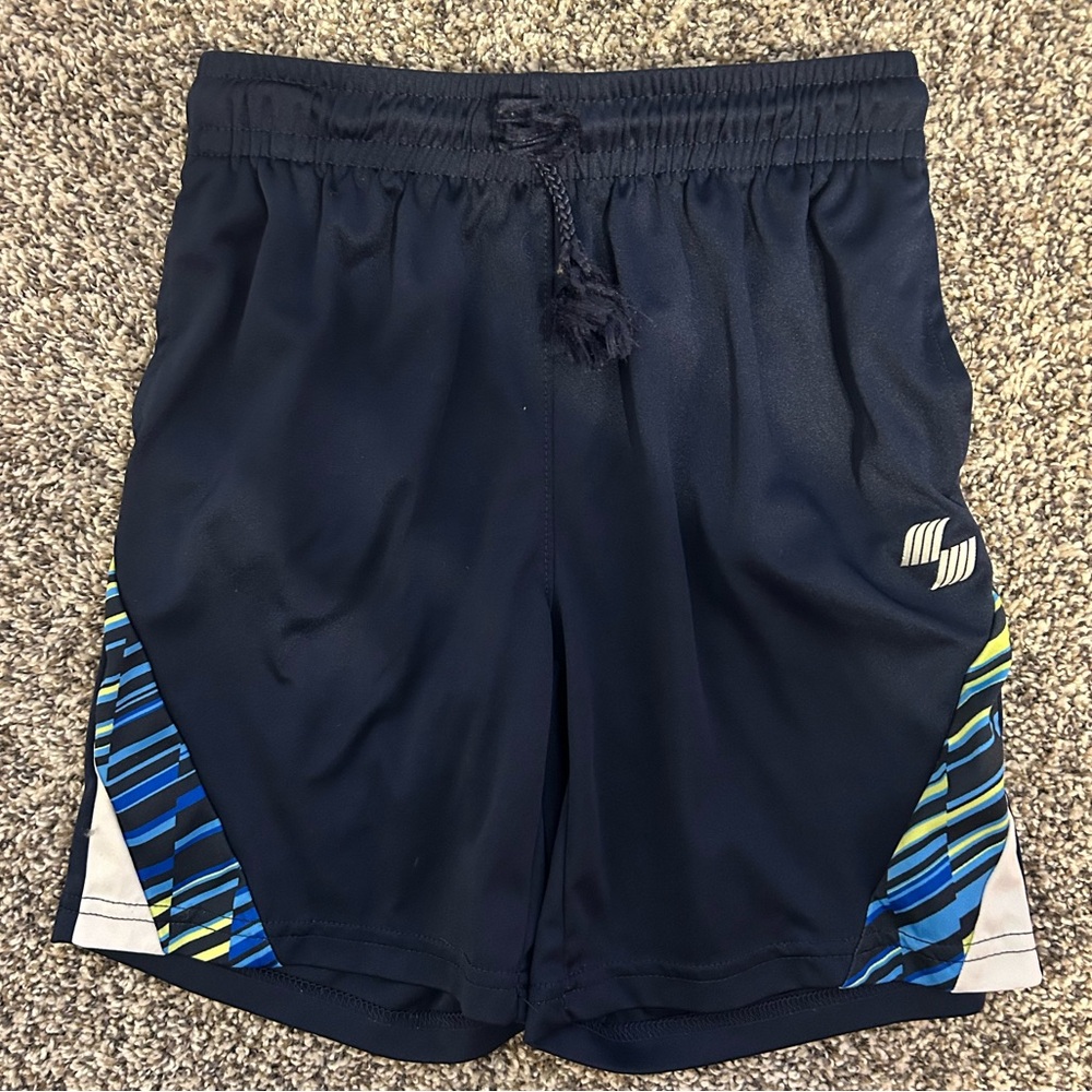 Boys, The Children’s Place, Dark blue athletic shorts, Size small 5/6